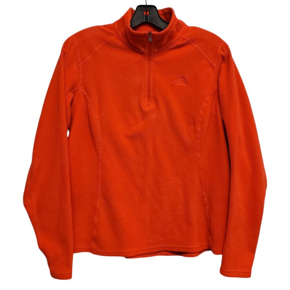 THE NORTH FACE Jacket Womens Small Pink Fleece Pullover Quarter Zip Outdoor